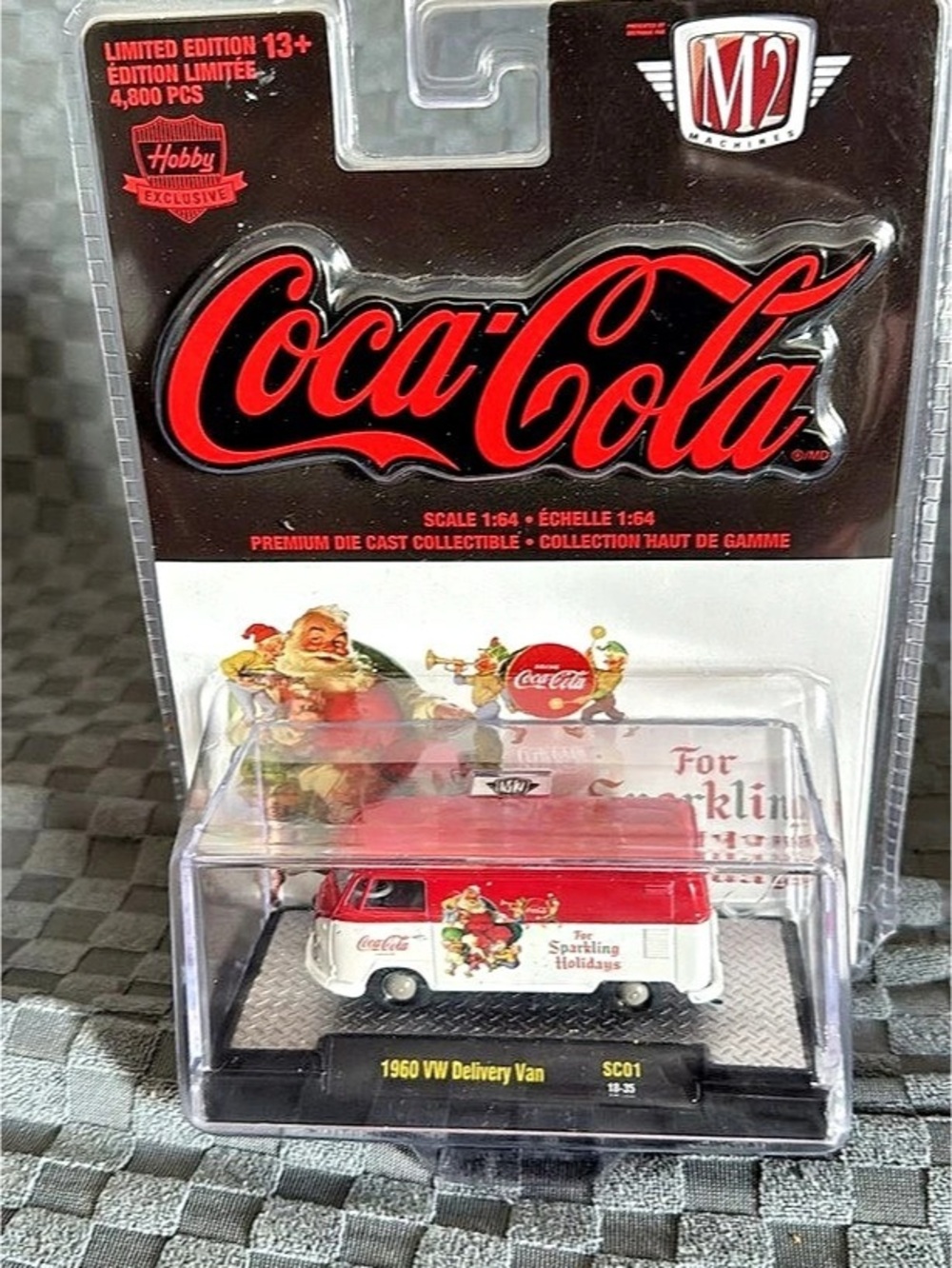M2 Machines Coca-Cola 1950 VW Delivery Van Die-Cast Delivery Van NWT